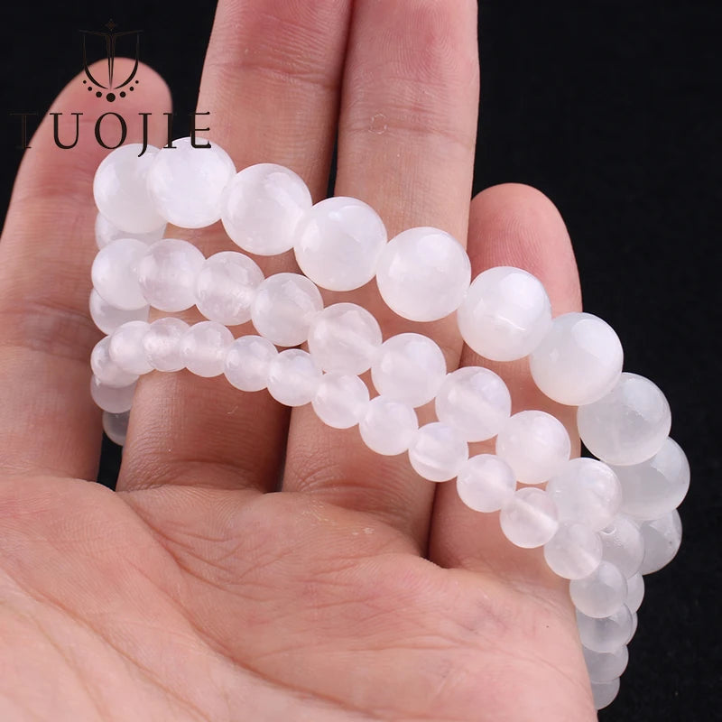Natural 6 8 10mm Black Tourmaline Beads Bracelet Genuine Round Smooth Gemstone Beads Bracelets for Women Fashion Cheap Jewelry