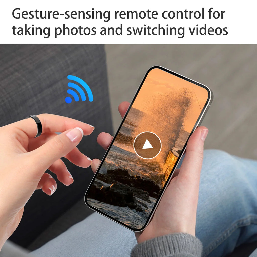 SIMSONLAB 2025 Smart Ring Bluetooth Call Heart Rate Blood Pressure Monitor 5ATM Waterproof Health Ring Men Women For Xiaomi Gift