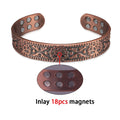 Vinterly Pure Copper Bracelets Vintage Viking Yggdrasil 15mm Adjustable Bangles Health Energy High Magnet Jewelry Male Resizable