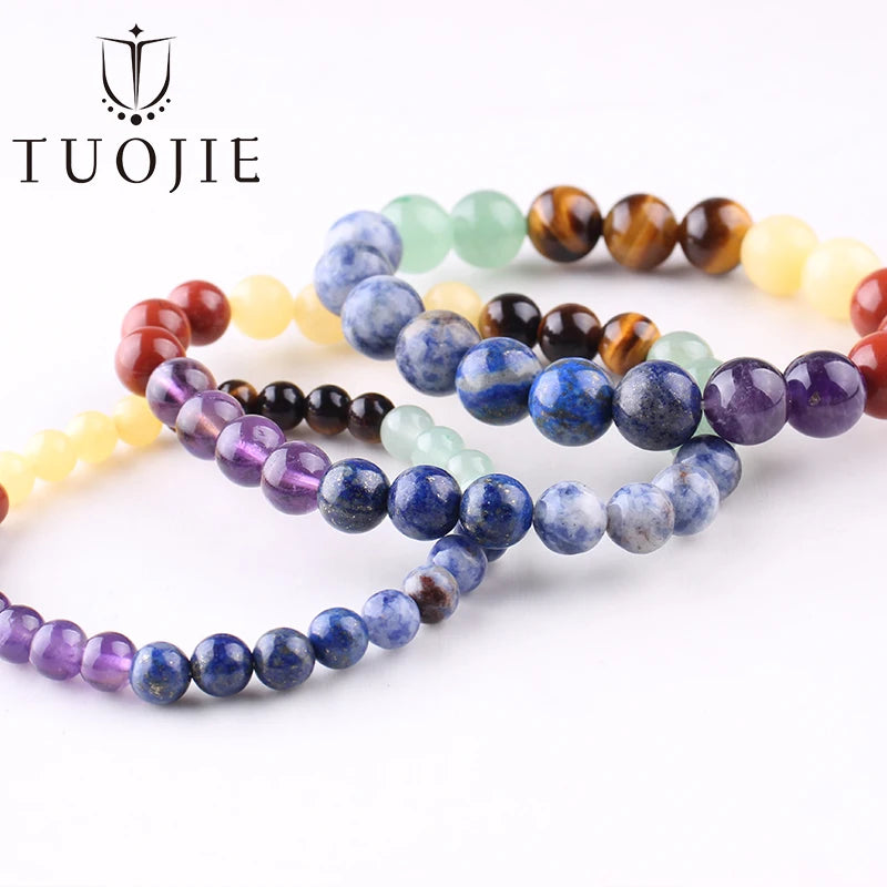 Natural 6 8 10mm Black Tourmaline Beads Bracelet Genuine Round Smooth Gemstone Beads Bracelets for Women Fashion Cheap Jewelry