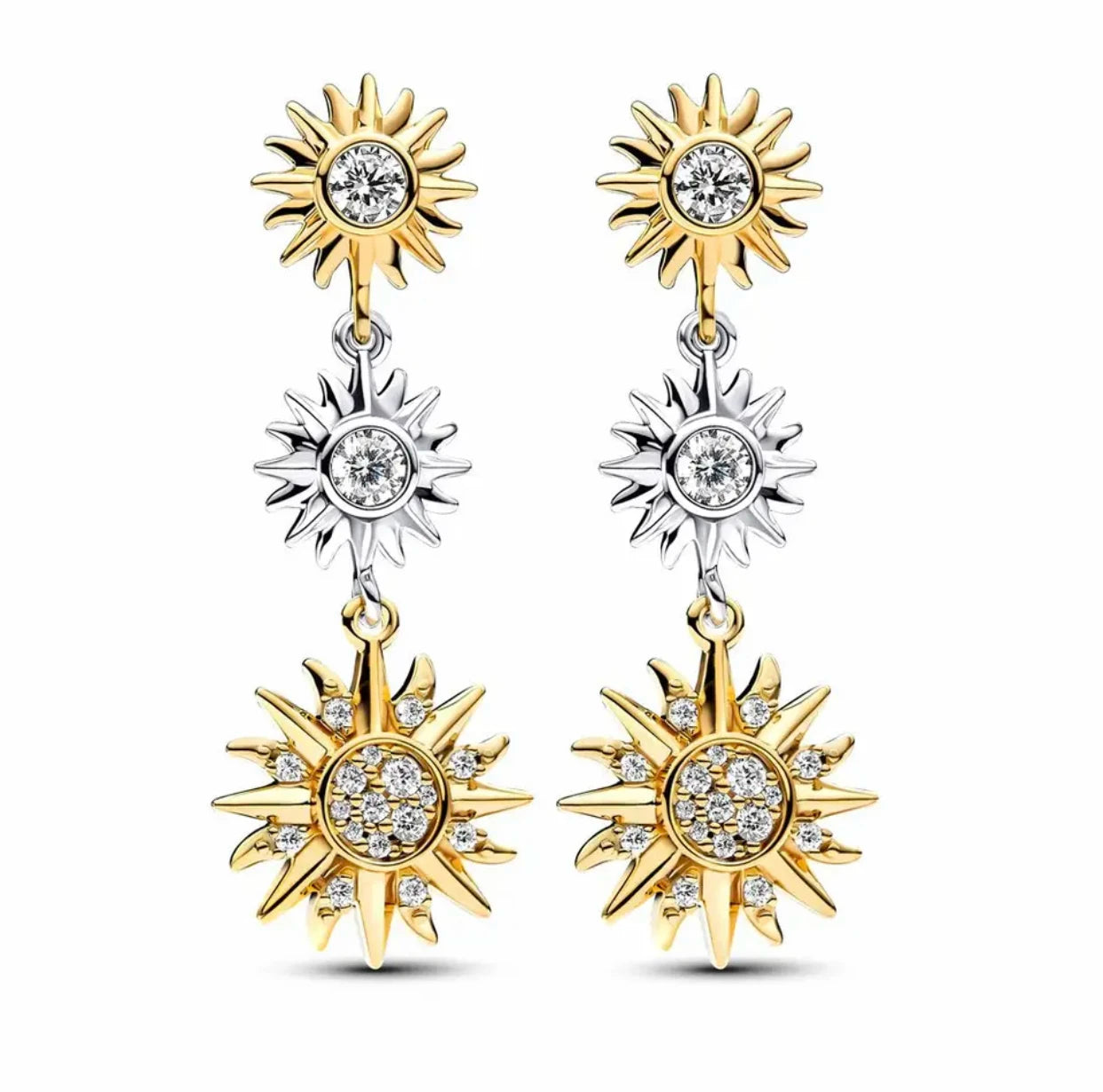 100%925 pure silver classic water-drop heart-shaped round stud earrings Perfect jewelry gift for women's birthday presents