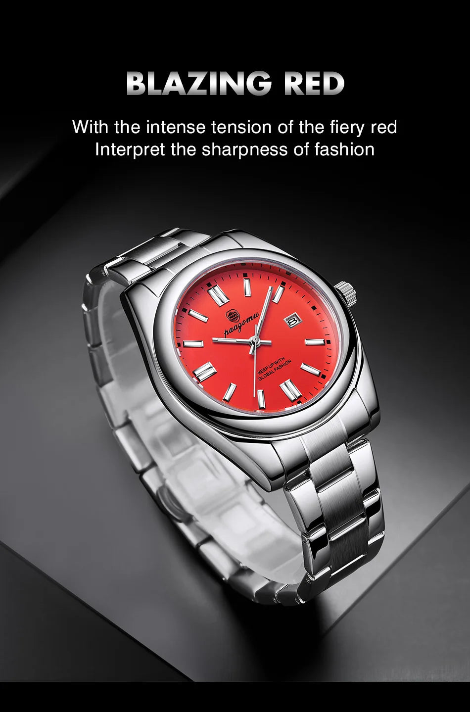 PAAZOMU Abstract Art Dial Men's Brand Authentic Trendy Fashion 2026 New High-quality Waterproof Luminous Quartz Watches Male+Box