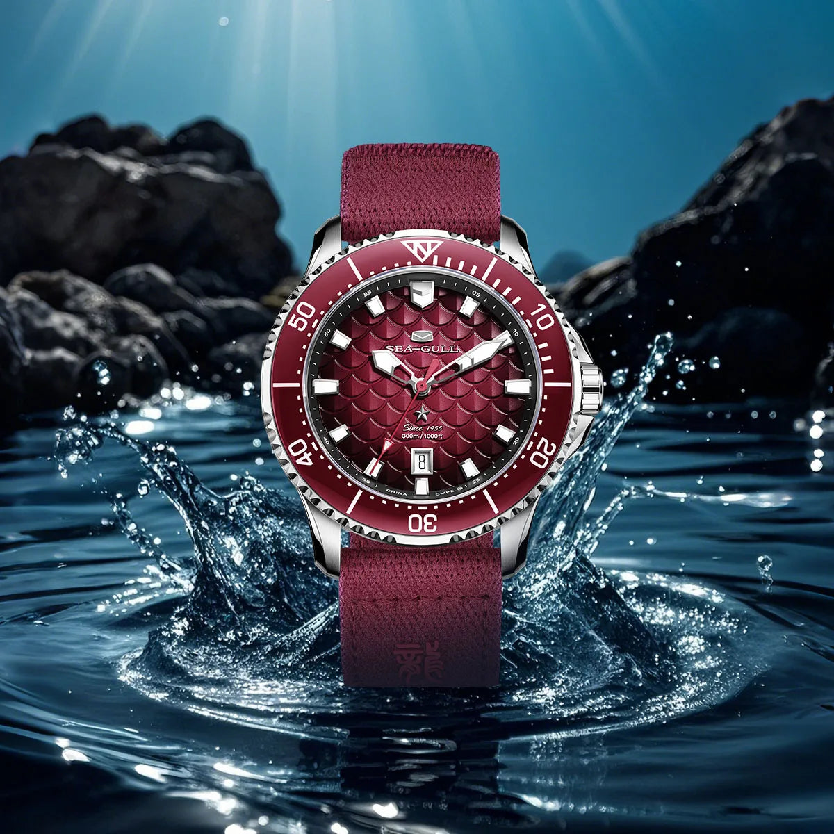 Seagull King of the Dragon Men's Watches Automatic Mechanical Watch Sports Diver 300M Waterproof Wristwatch Luxury 2024 New 1216