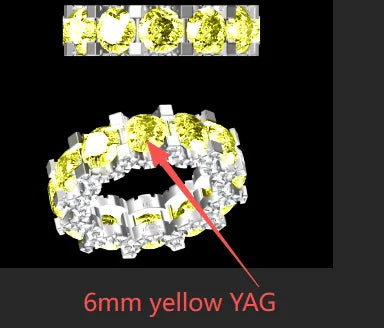 Customized 925silver vvs Moissanite Ring Women Men Gift Party