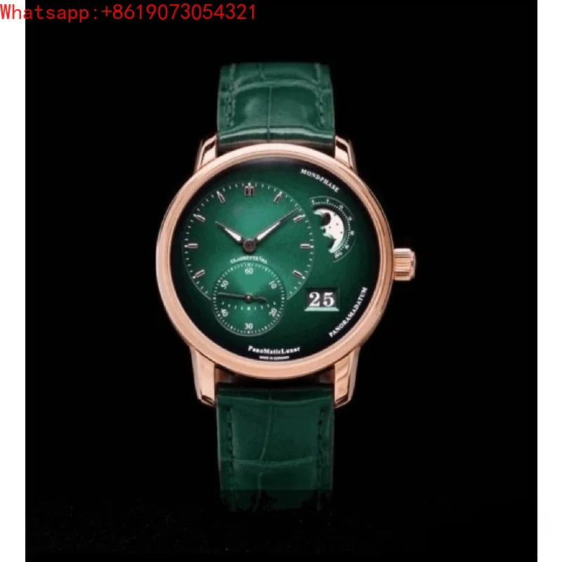 The Great Qin Empire Customized High-end Eccentric Moon Phase 40mm Mechanical Watch