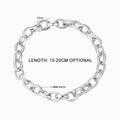 TEMGF New 1.2mm Moissanite Bracelet 925 Sterling Silver Buckle Chain for Women Men Fine Jewelry Couple Unique Love Birthday Gift