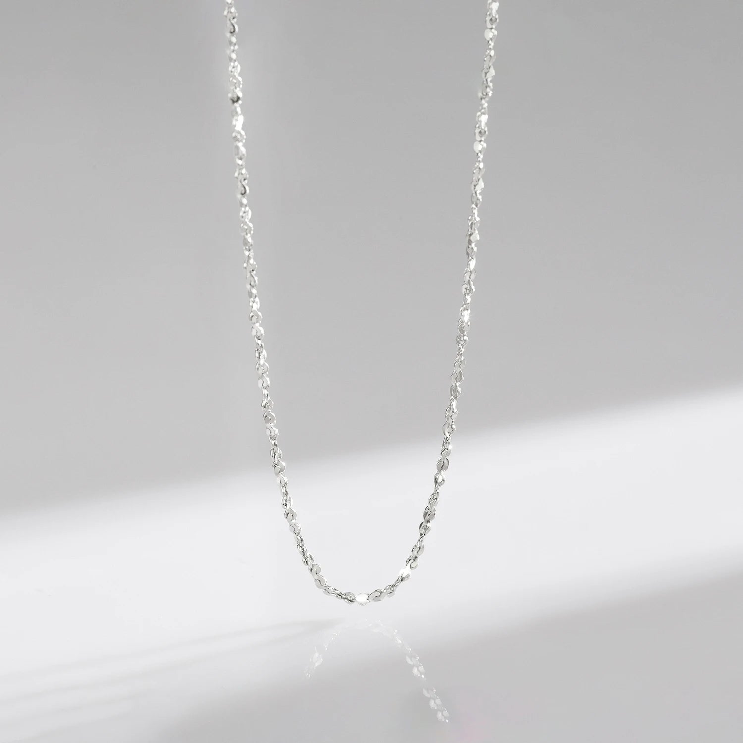 Modian 7 style Classic Basic Chain 925 Sterling Silver Lobster Clasp Adjustable 40+5CM Necklace Fine Jewelry For Women Fine Gift